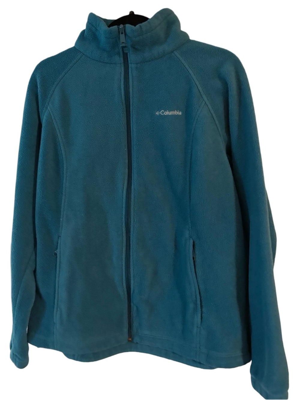 Columbia Teal Full-Zip Fleece Jacket